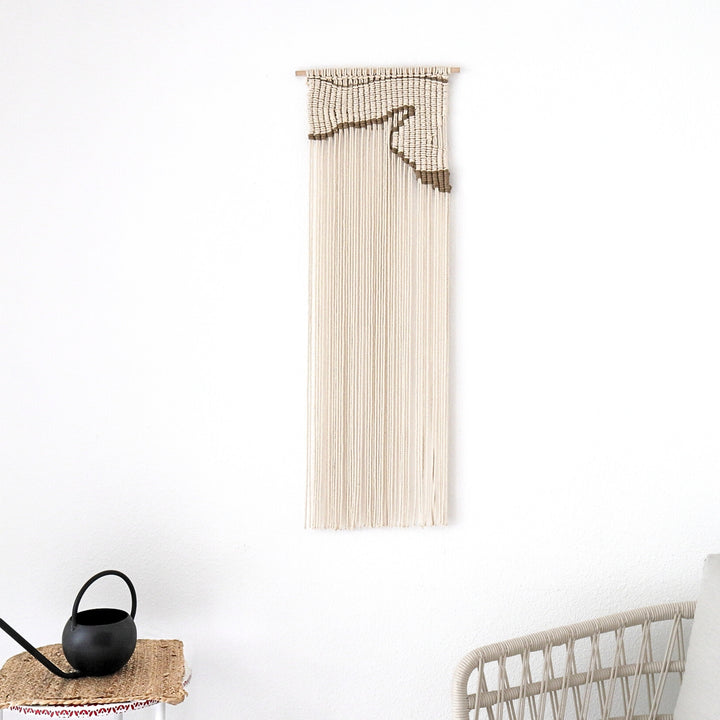Contemporary Macrame Wall Hanging - Crescent Bay©