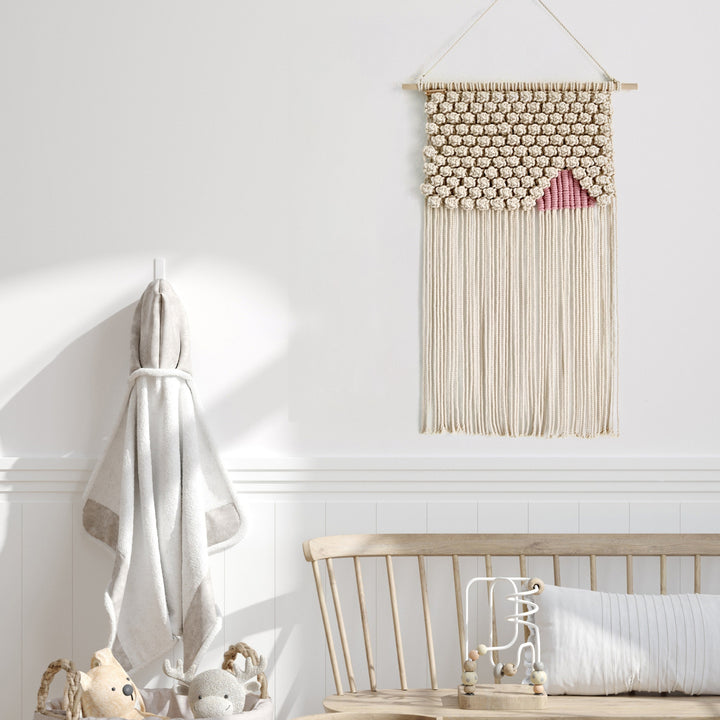 Scandinavian Macrame Wall Hanging - Himalayas, Macrame wall hanging a perfect blend of art and craft - Yashi Designs