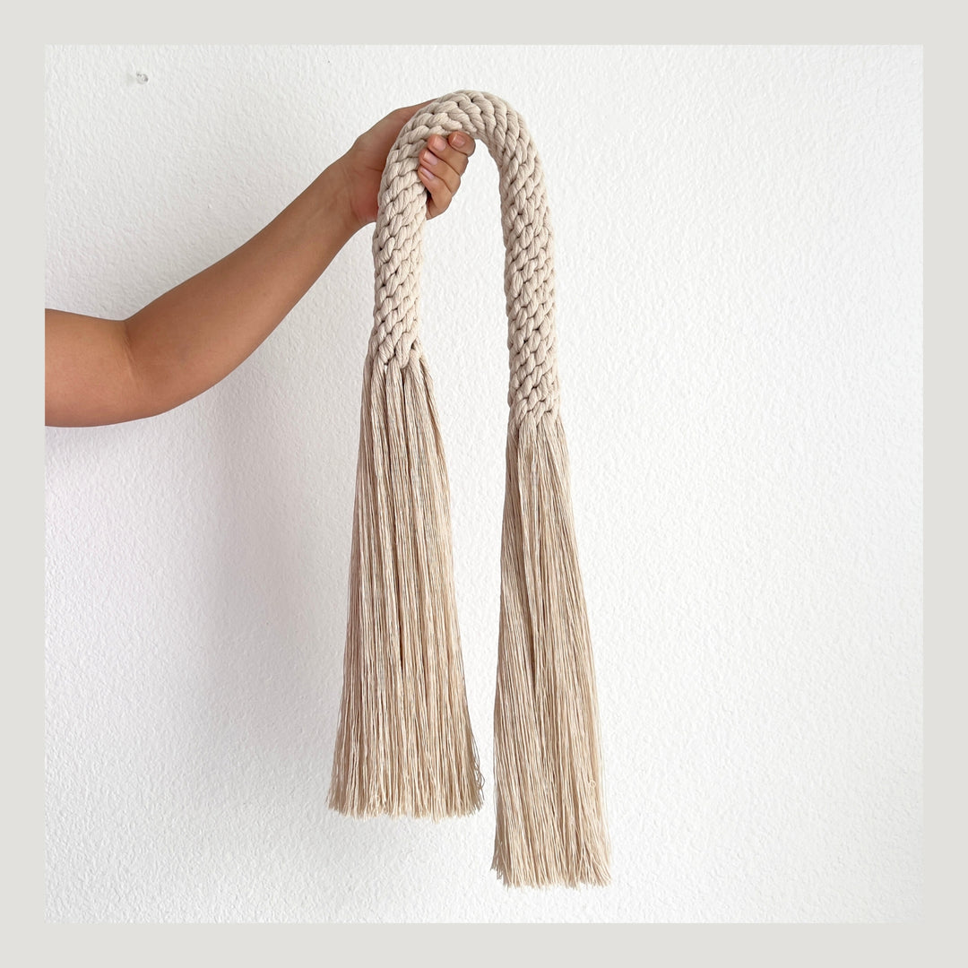 Fiber Art Wall Hanging | Knotted Arch