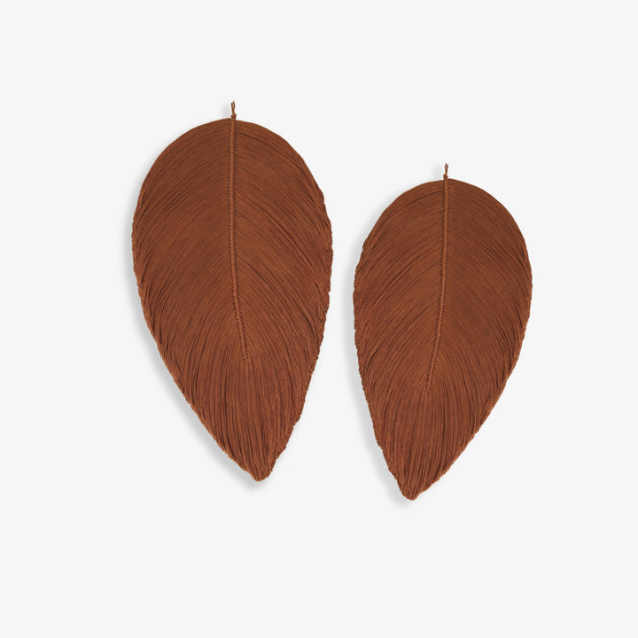 Nature Inspired Wall Hanging | Set of Mixed Leaves in single color
