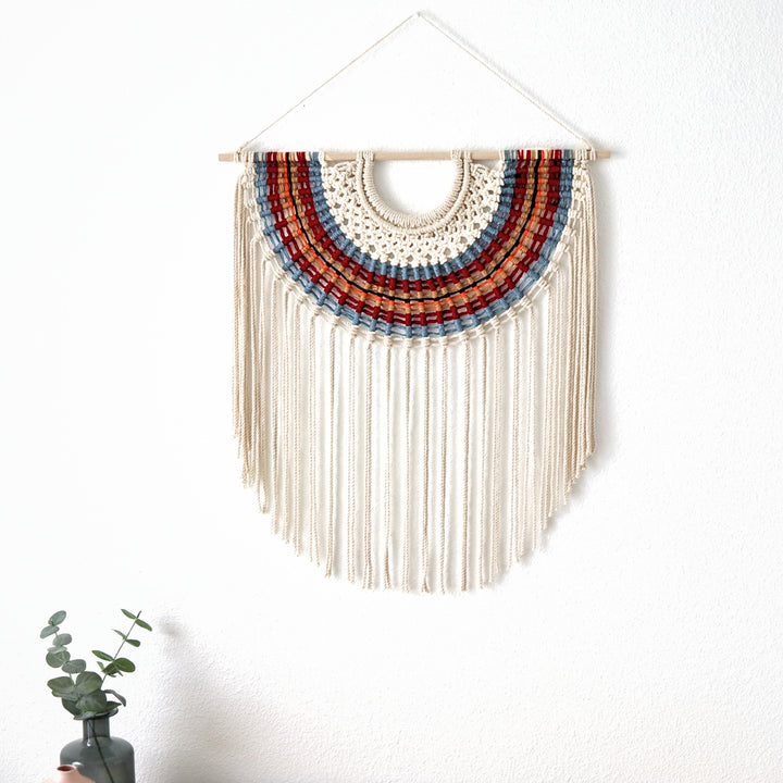 Fiber Art Wall Hanging - Semicircle series