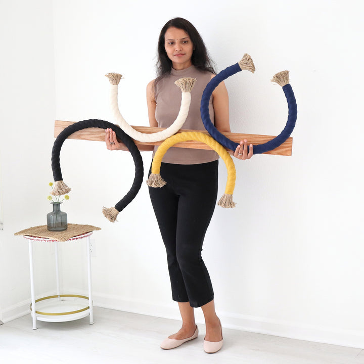 The Arcade II | Minimalist Fiber Art Sculpture Inspired by Natural Arches