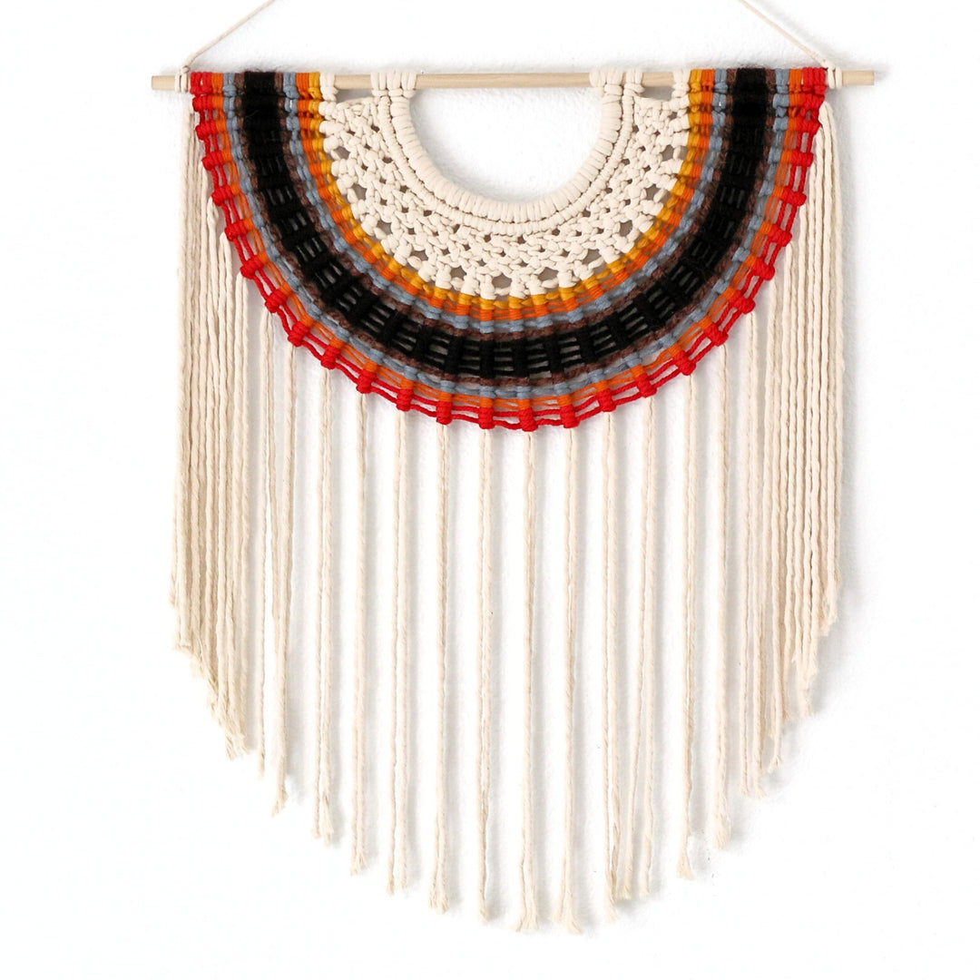 Fiber Art Wall Hanging - Semicircle series