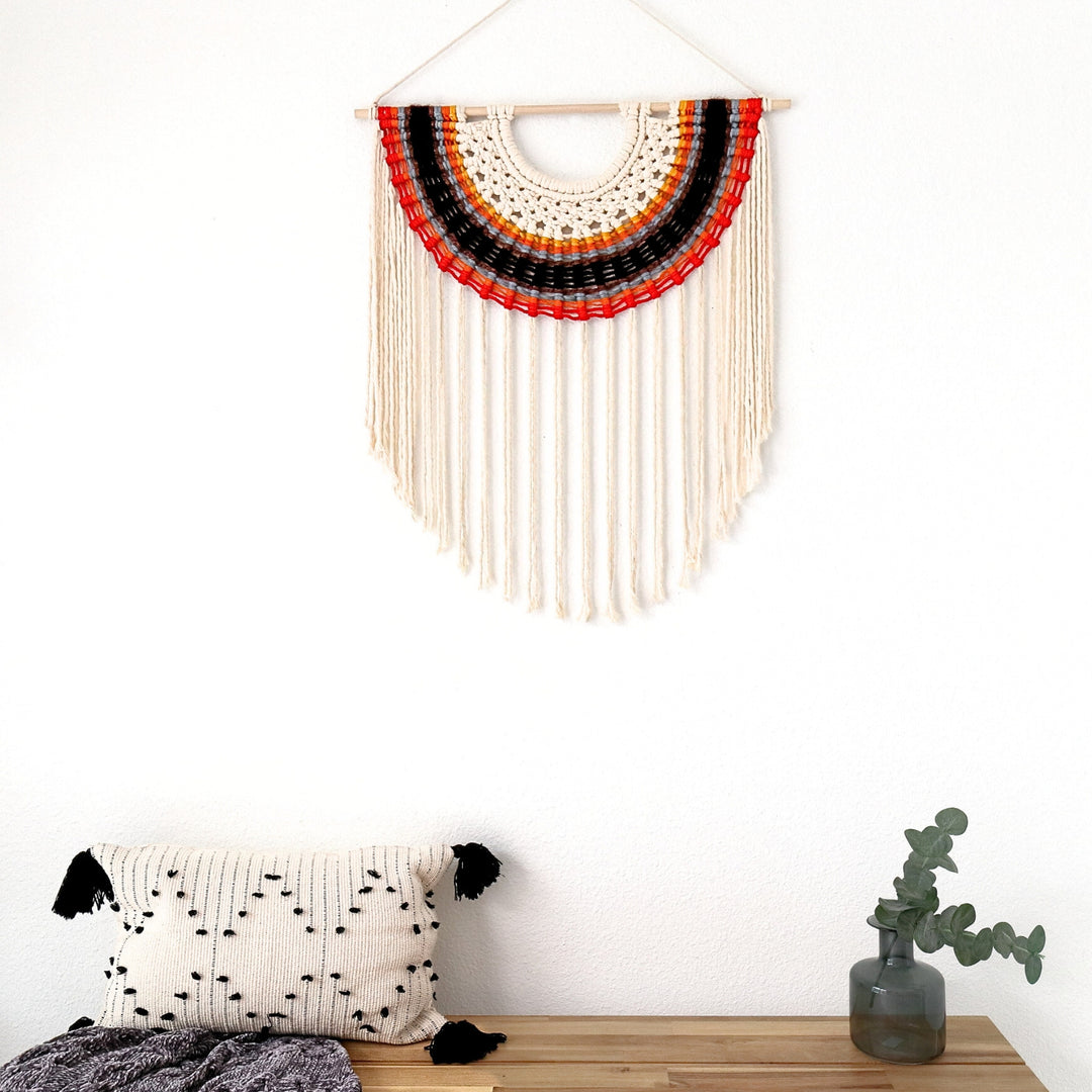 Fiber Art Wall Hanging - Semicircle series