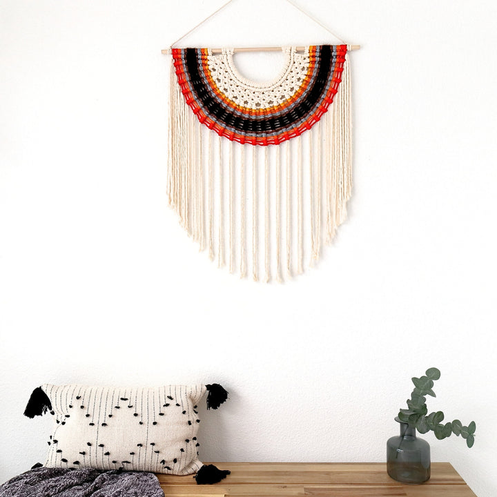 Fiber Art Wall Hanging - Semicircle series