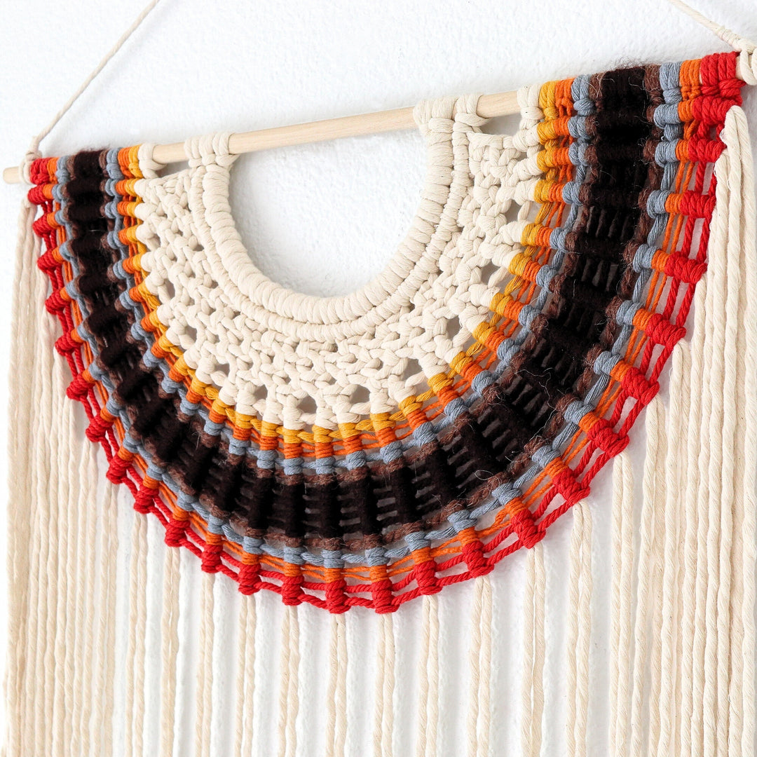 Fiber Art Wall Hanging - Semicircle series