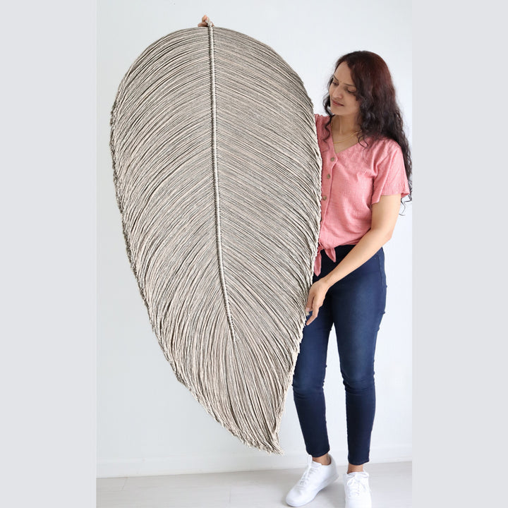Leaf – Botanical Macrame Wall Sculpture