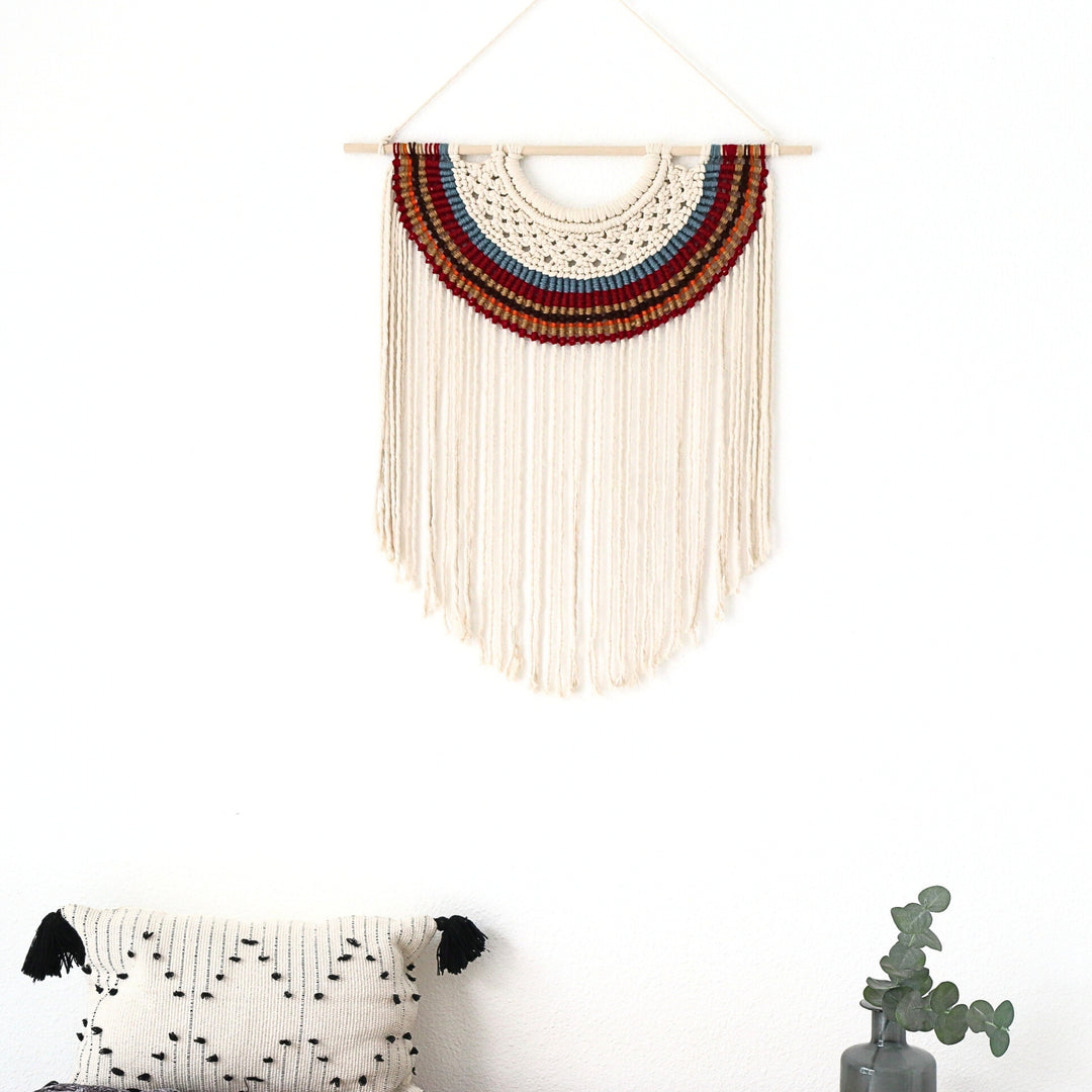 Fiber Art Wall Hanging - Semicircle series