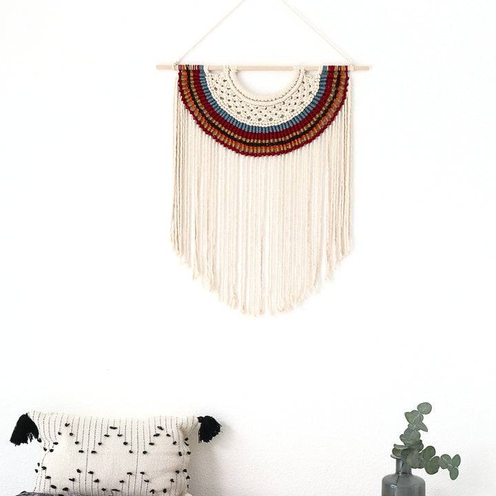 Fiber Art Wall Hanging - Semicircle series