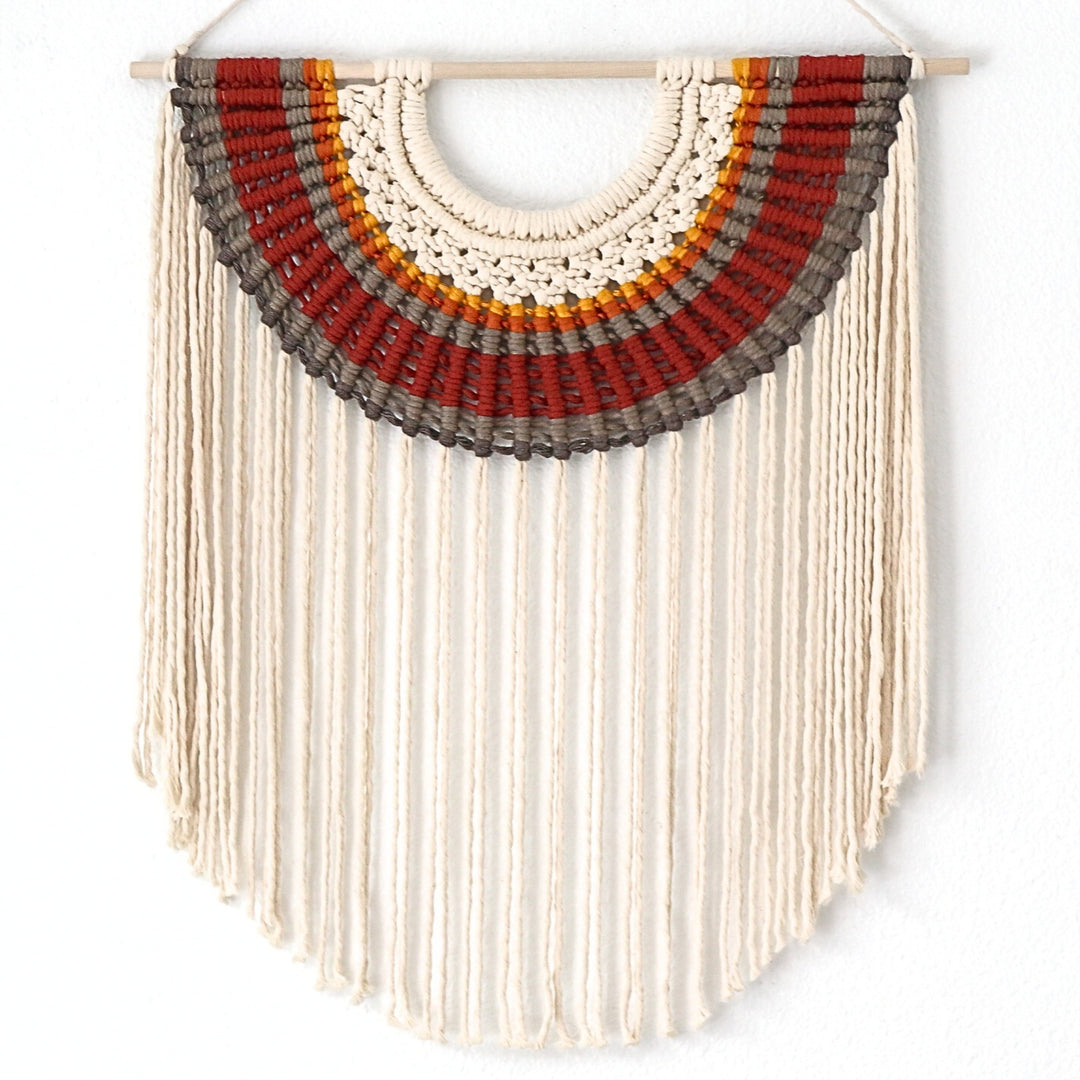 Fiber Art Wall Hanging - Semicircle series