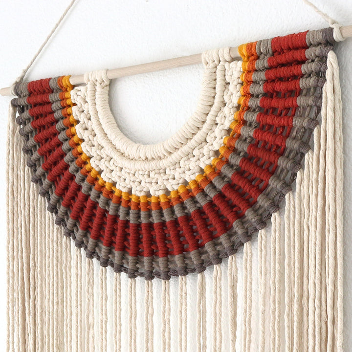 Fiber Art Wall Hanging - Semicircle series