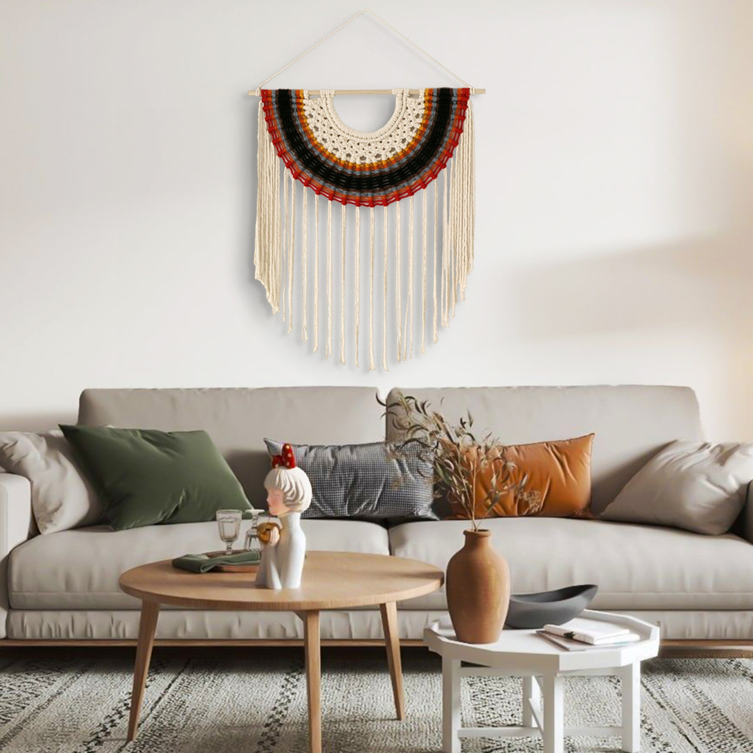 Fiber Art Wall Hanging - Semicircle series