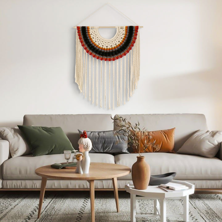 Fiber Art Wall Hanging - Semicircle series