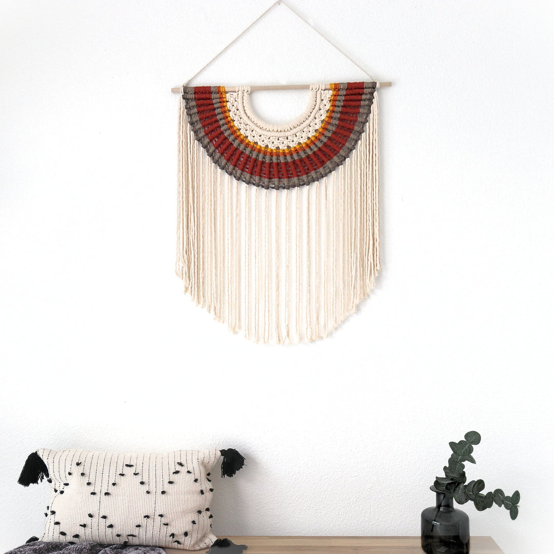 Fiber Art Wall Hanging - Semicircle series