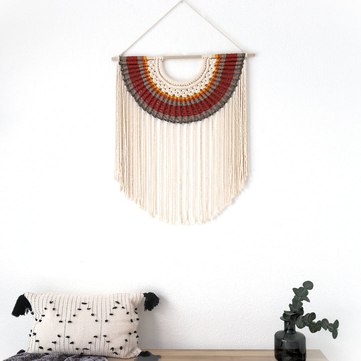 Fiber Art Wall Hanging - Semicircle series