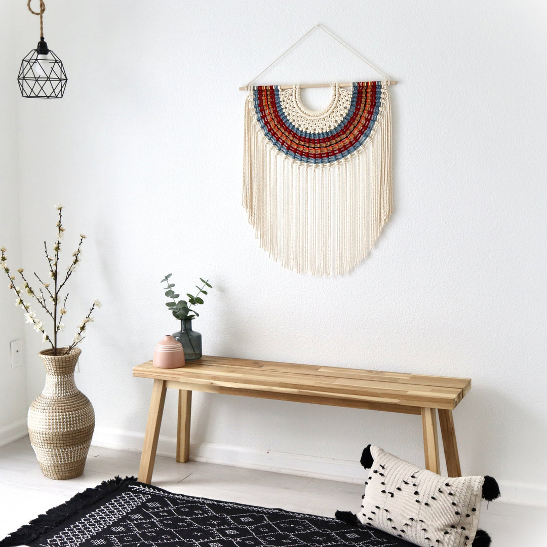 Fiber Art Wall Hanging - Semicircle series