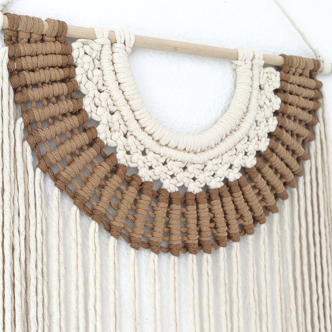 Fiber Art Wall Hanging - Semicircle series