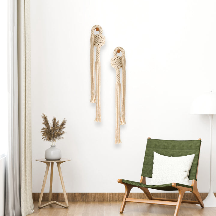 Balanced – Hand-Knotted Macrame Arch Sculpture for Modern Spaces