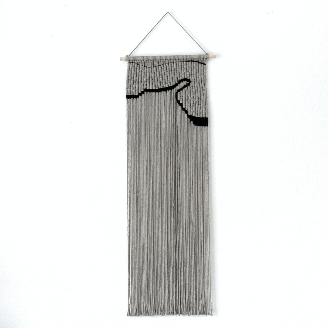 Contemporary Macrame Wall Hanging - Crescent Bay