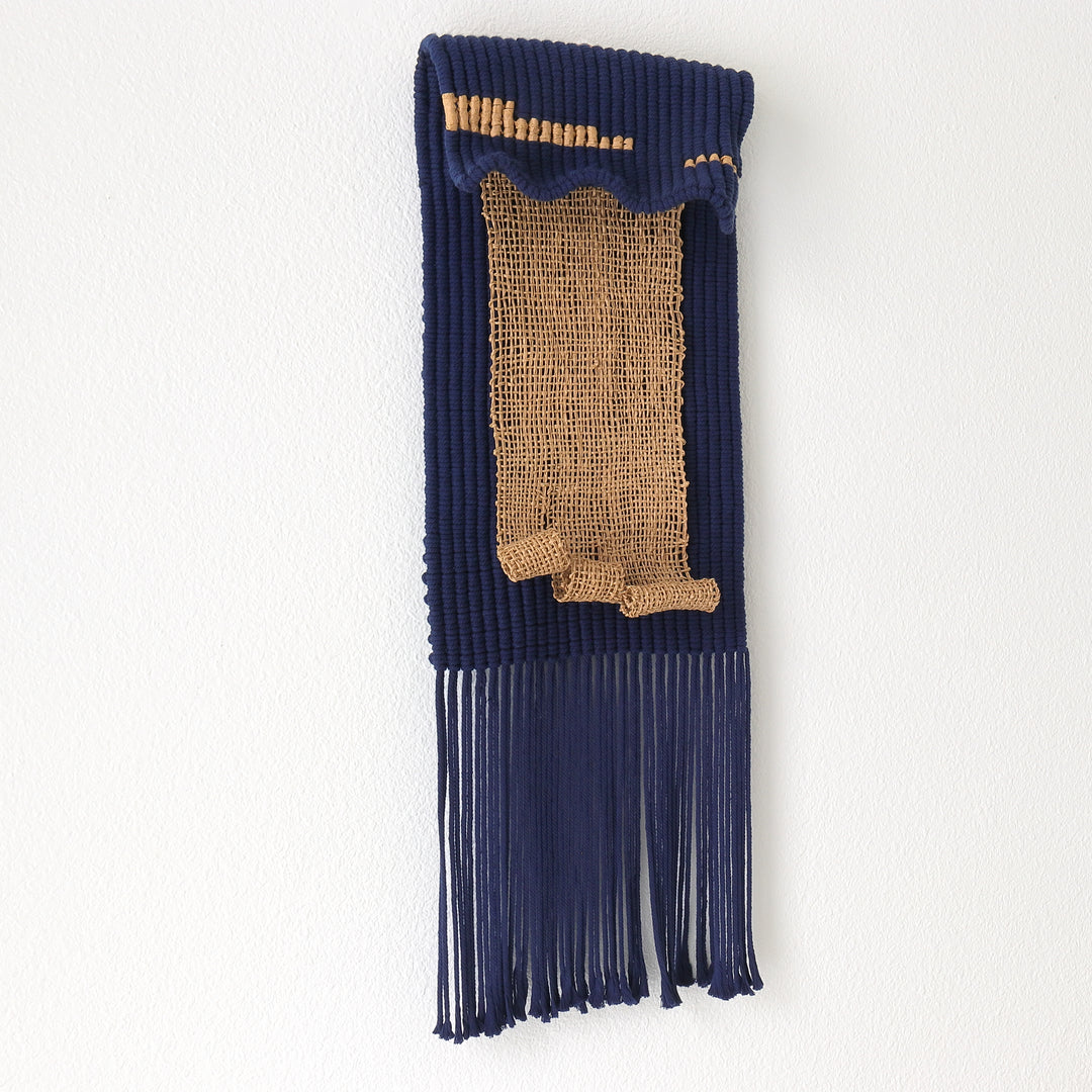 Fiber art sculpture- Sand By The Sea I