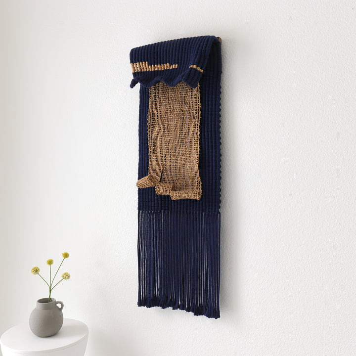 Fiber art sculpture- Sand By The Sea I