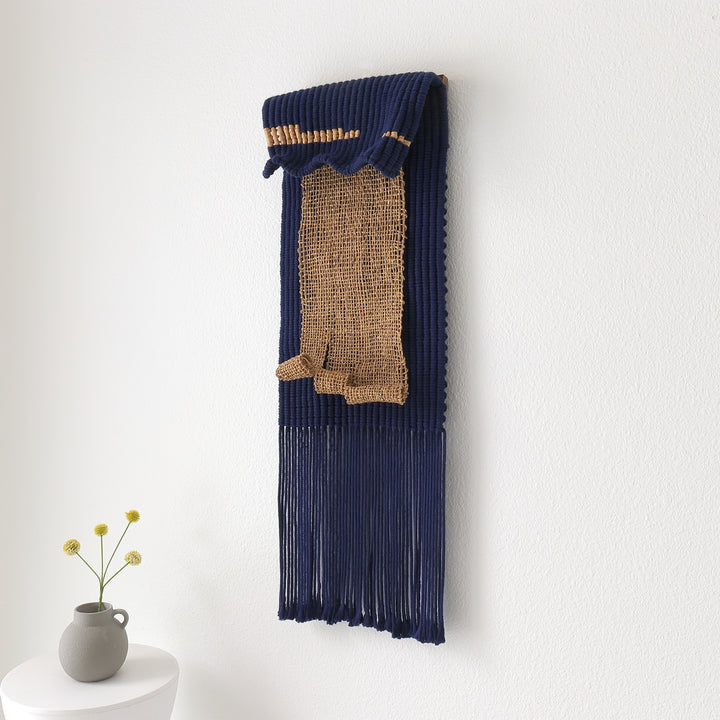 Fiber art sculpture- Sand By The Sea I