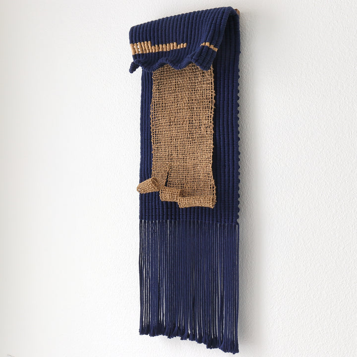 Fiber art sculpture- Sand By The Sea I