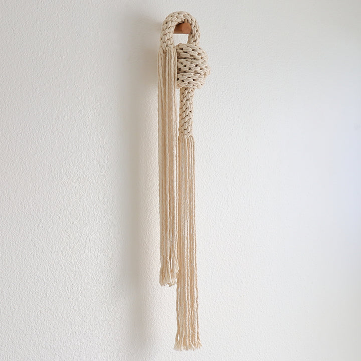 Balanced – Hand-Knotted Macrame Arch Sculpture for Modern Spaces