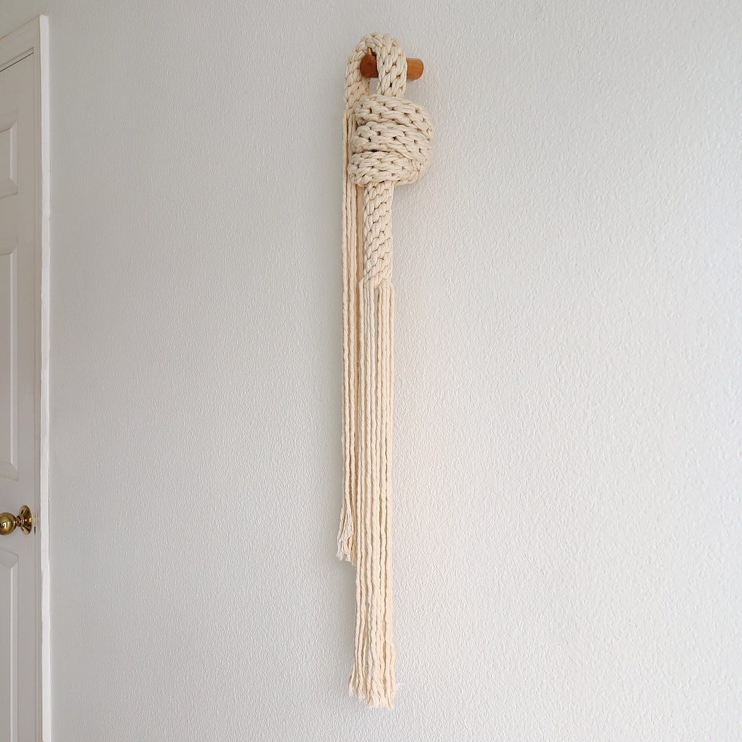 Balanced – Hand-Knotted Macrame Arch Sculpture for Modern Spaces