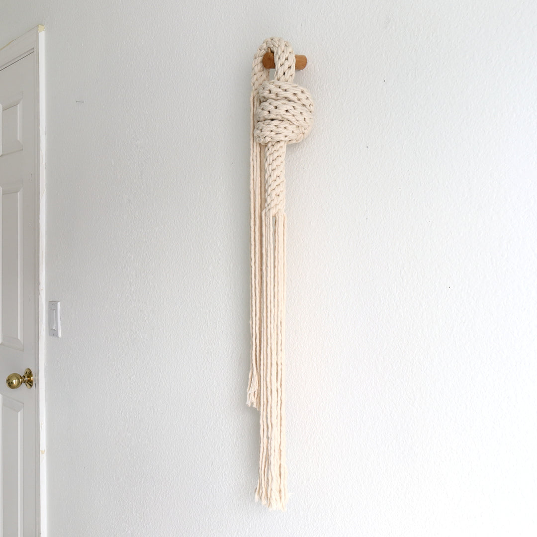 Balanced – Hand-Knotted Macrame Arch Sculpture for Modern Spaces