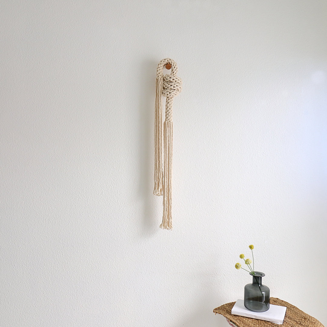 Balanced – Hand-Knotted Macrame Arch Sculpture for Modern Spaces