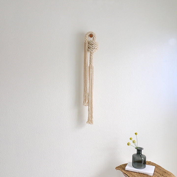 Balanced – Hand-Knotted Macrame Arch Sculpture for Modern Spaces