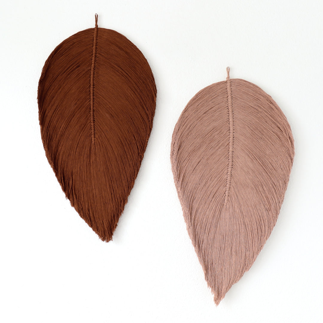 Leaf – Botanical Macrame Wall Sculpture