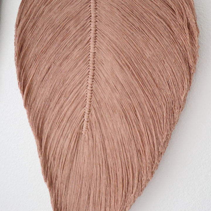 Leaf – Botanical Macrame Wall Sculpture