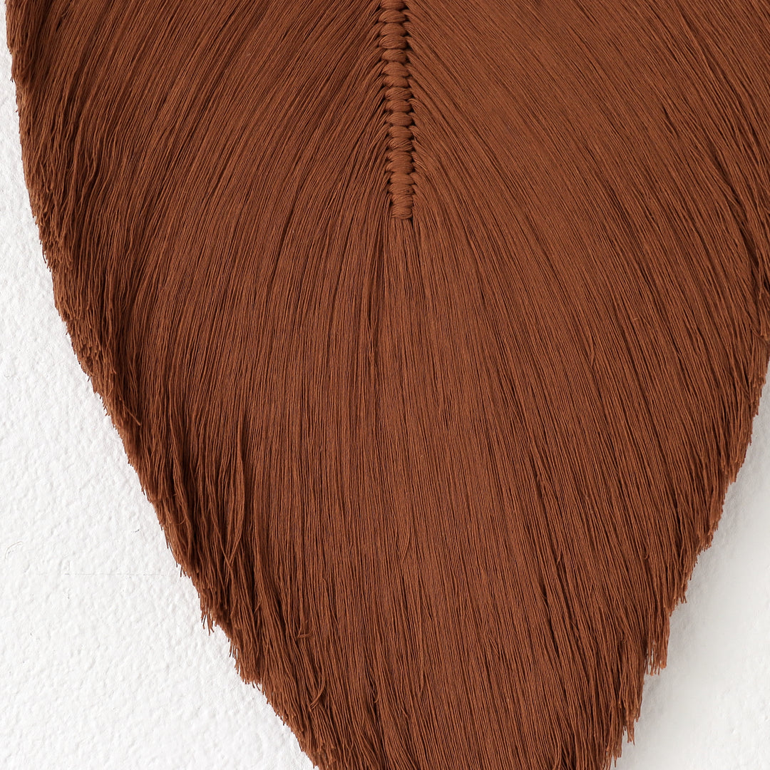 Leaf – Botanical Macrame Wall Sculpture
