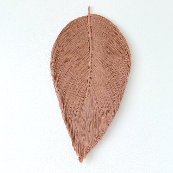 Leaf – Botanical Macrame Wall Sculpture