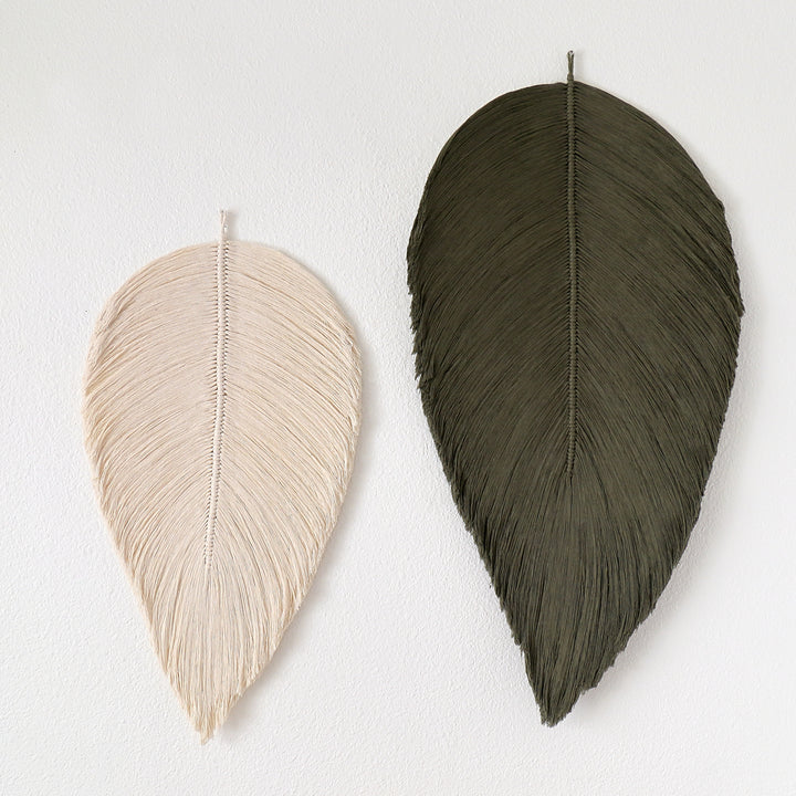Leaf – Botanical Macrame Wall Sculpture