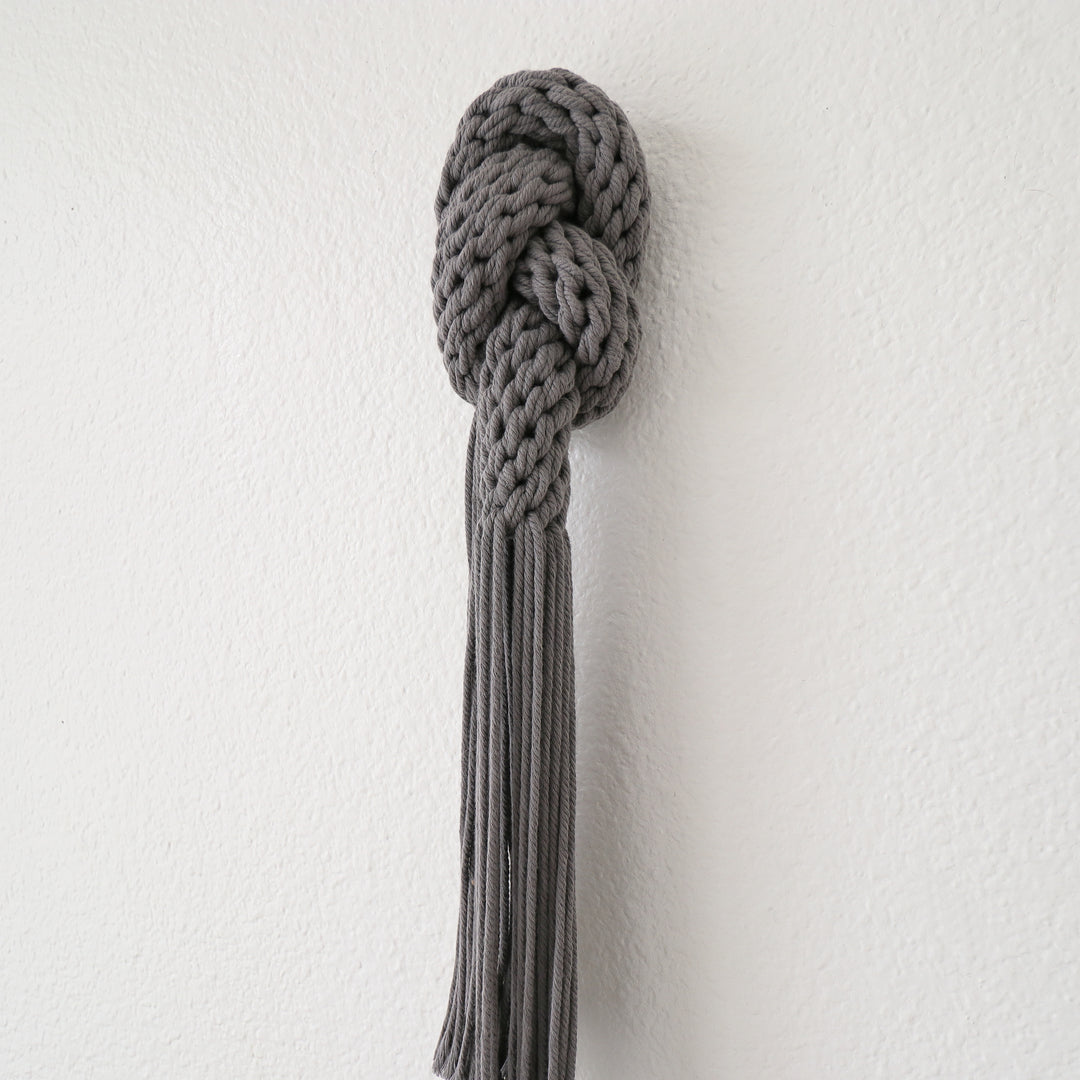 Knotted Fiber Art Sculpture- Connected