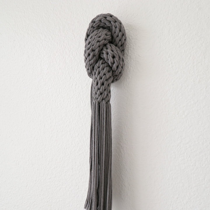 Knotted Fiber Art Sculpture- Connected