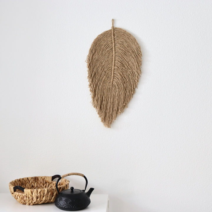 Leaf – Botanical Macrame Wall Sculpture