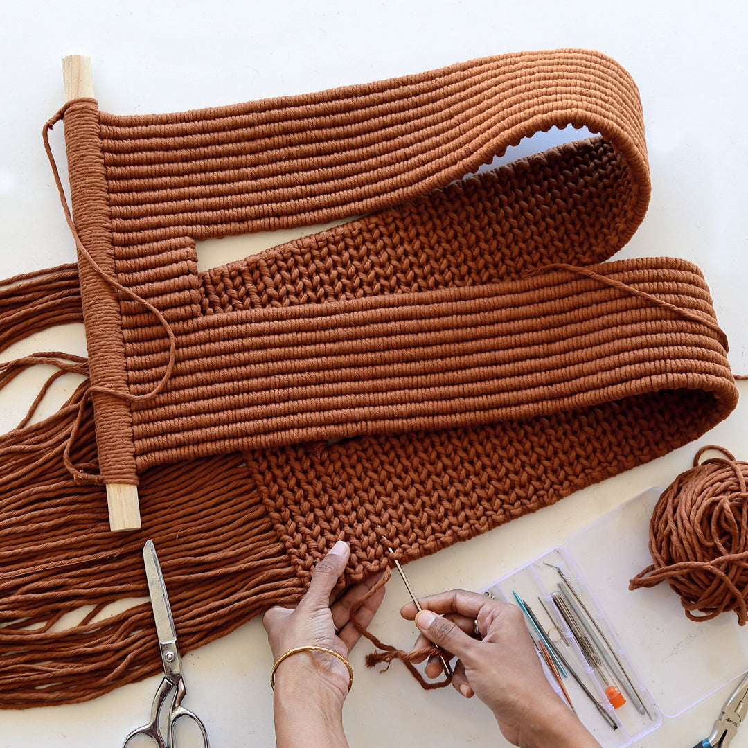 Keyhole – Sculptural Macramé Wall Hanging