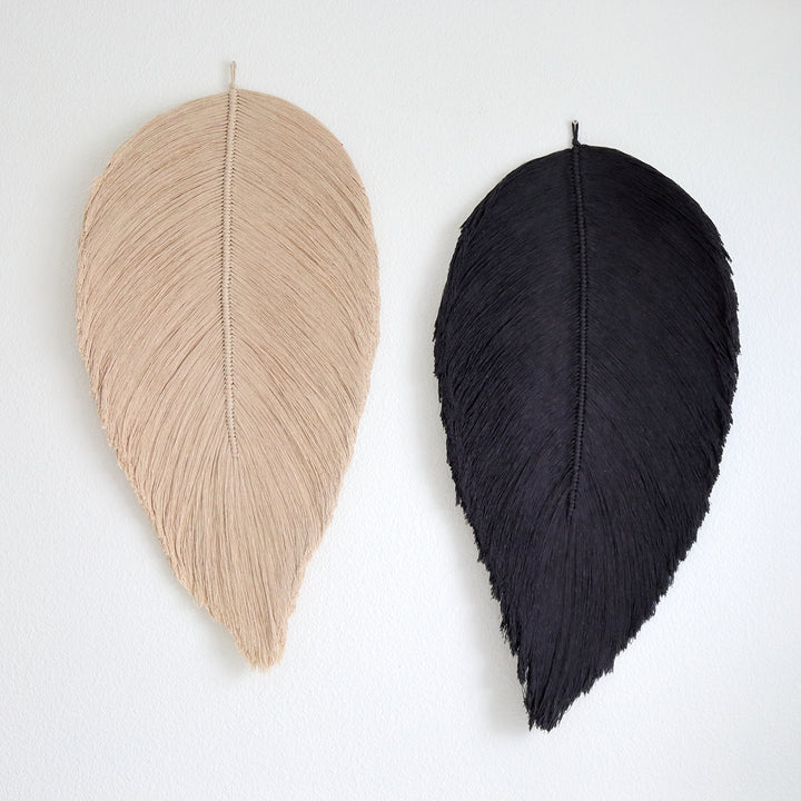Leaf – Botanical Macrame Wall Sculpture