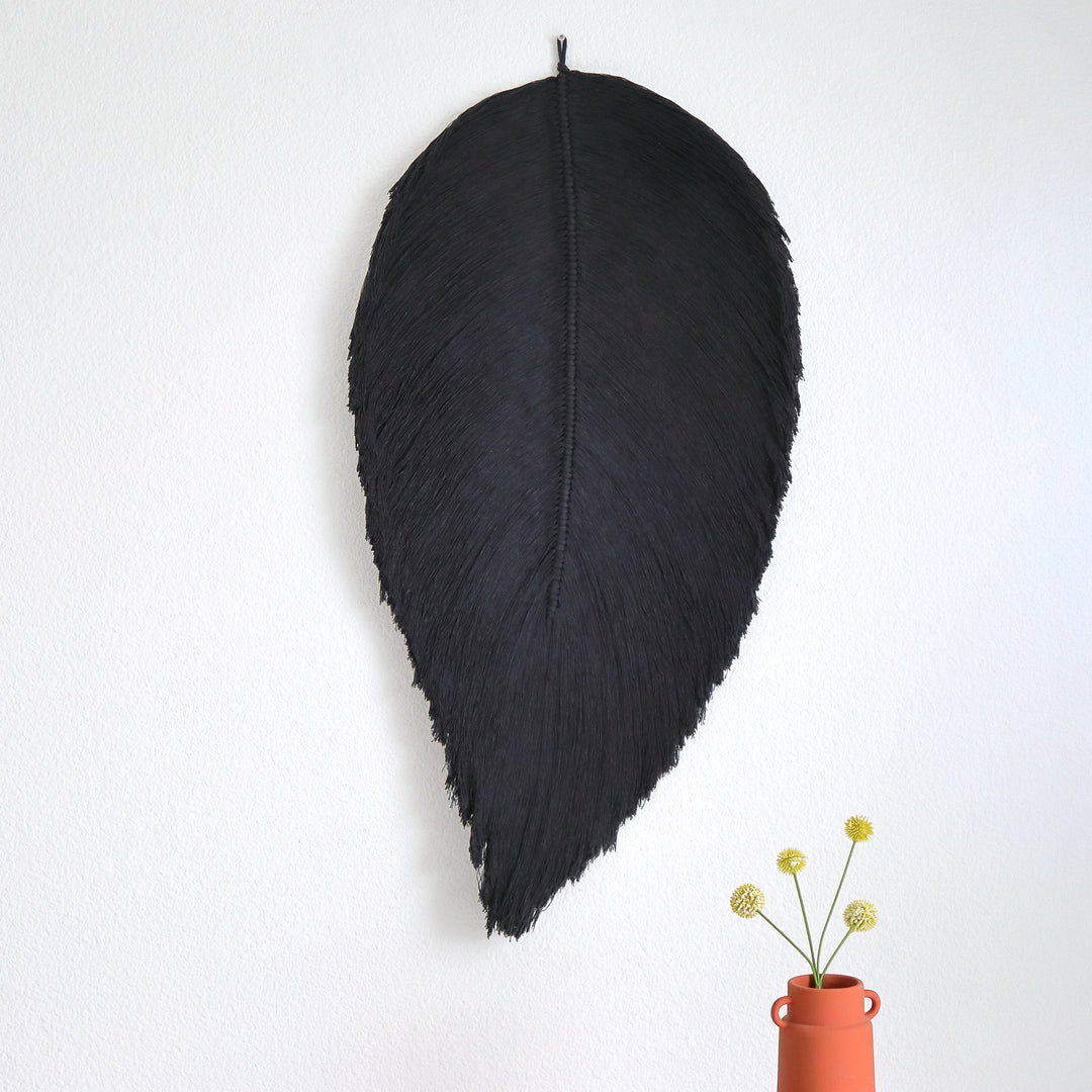 Leaf – Botanical Macrame Wall Sculpture