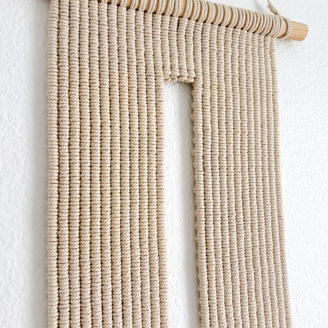 Keyhole – Sculptural Macramé Wall Hanging