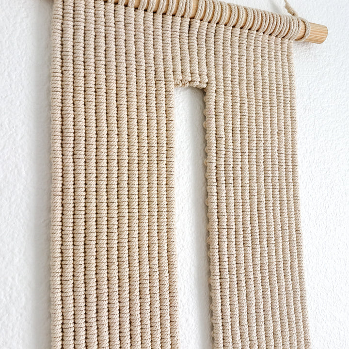 Keyhole – Sculptural Macramé Wall Hanging
