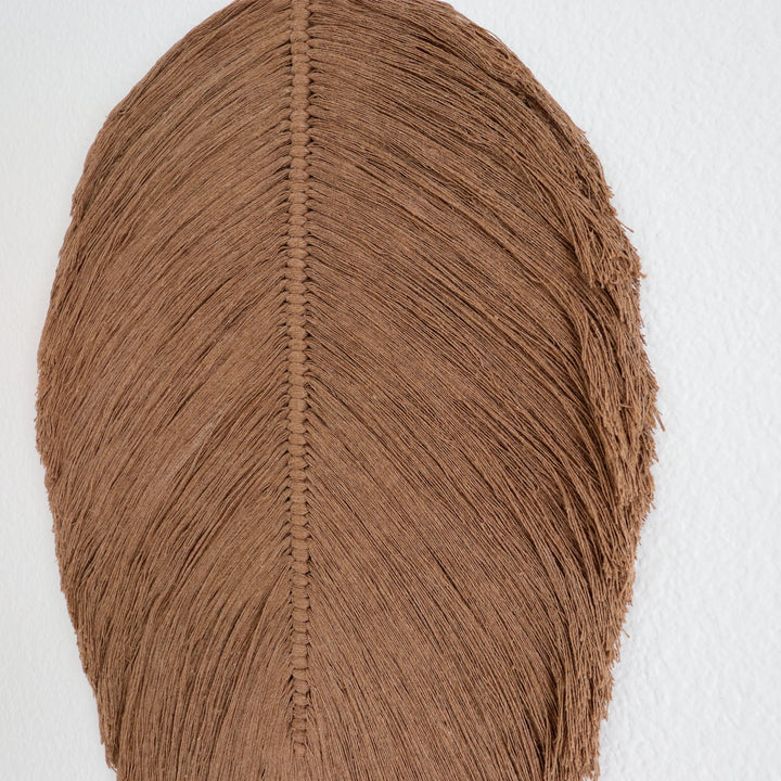 Leaf – Botanical Macrame Wall Sculpture