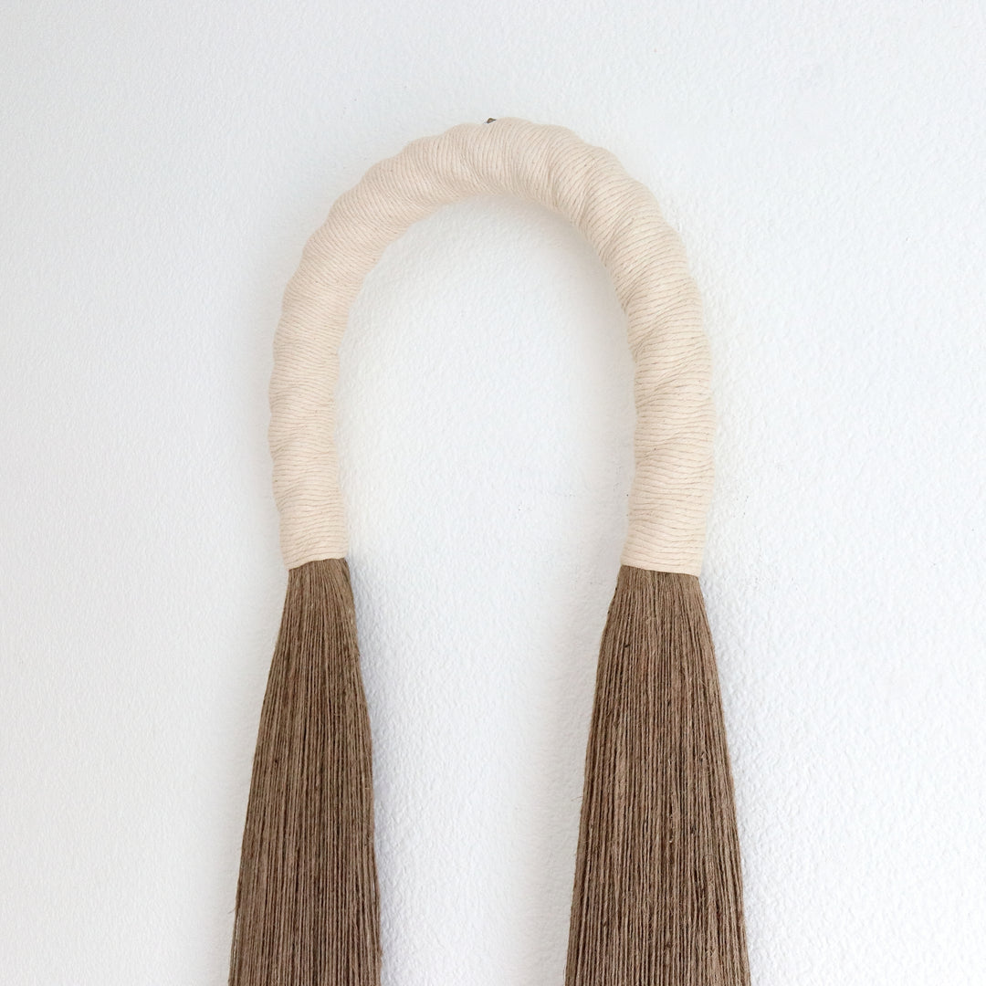 Jute Arches in ivory – statement wall art for modern rustic spaces