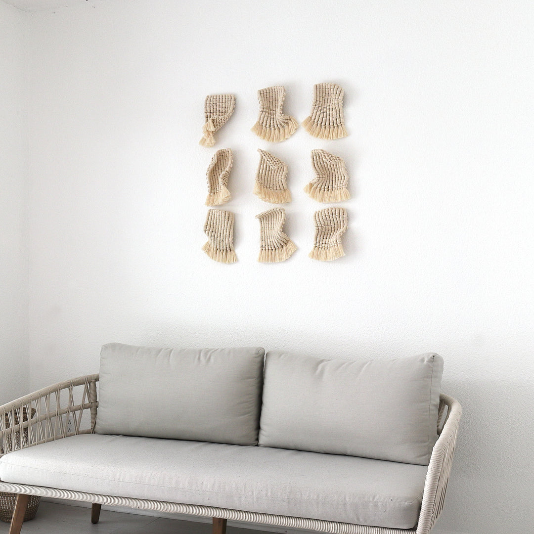 Fiber Art Sculpture | Whimsical Waves