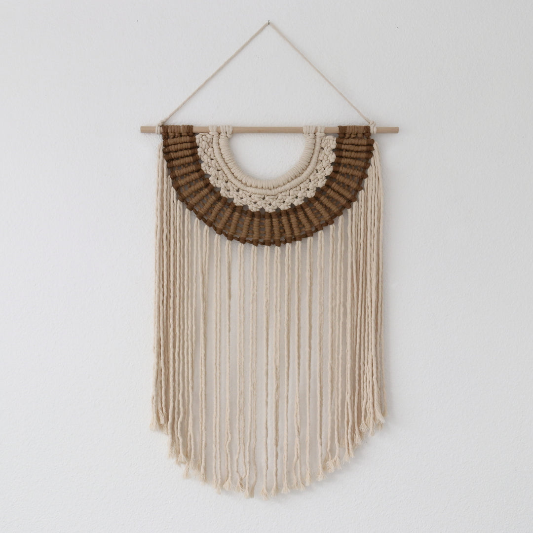 Handmade macrame wall hanging for bedroom wall décor