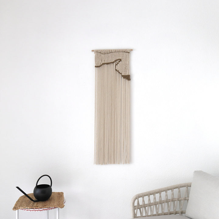 Contemporary Macrame Wall Hanging - Crescent Bay